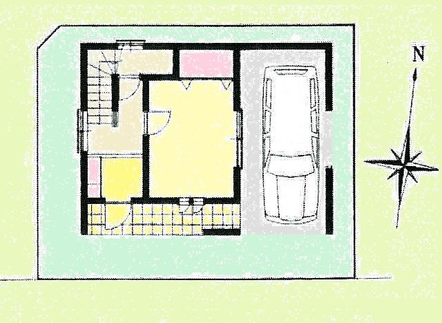 Compartment figure. 29,800,000 yen, 3LDK, Land area 69.2 sq m , Building area 93.56 sq m