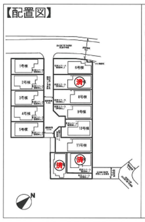 Compartment figure. 27,800,000 yen, 4LDK, Land area 124.51 sq m , Building area 96.05 sq m all 13 buildings development sale ・ Price consultation ・ Self-financing $ 0.00 ・ There expenses loan ・ Asahi Kasei power board 37 mm