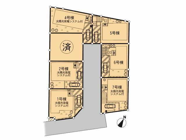 The entire compartment Figure.  ☆ All 7 is a bright development subdivision of compartment ☆