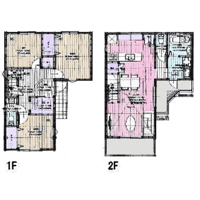 Floor plan. New construction Takada 4-chome
