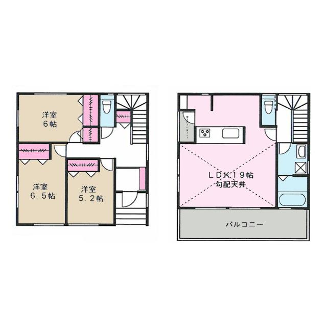 Floor plan. 36,800,000 yen, 3LDK, Land area 111.27 sq m , Building area 94.39 sq m