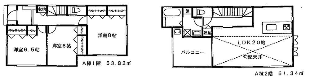 Floor plan. 37,800,000 yen, 3LDK, Land area 144.62 sq m , Building area 105.16 sq m