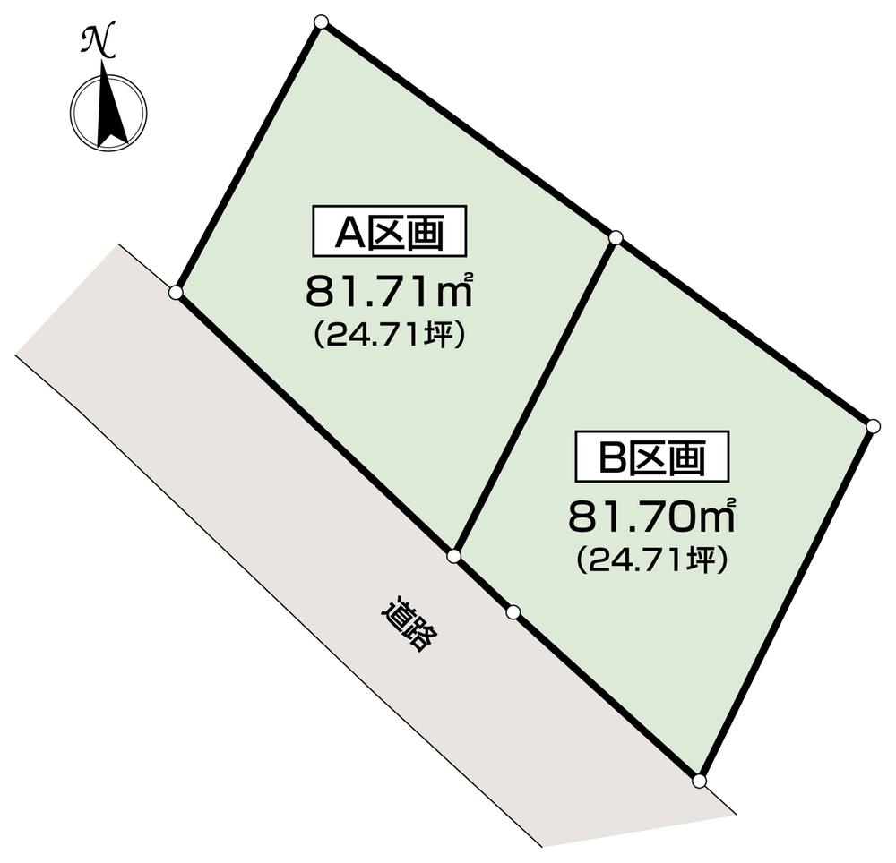 Compartment figure. Land price 20.8 million yen, Land area 81.71 sq m