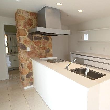 Building plan example (introspection photo). Building construction cases Kitchen