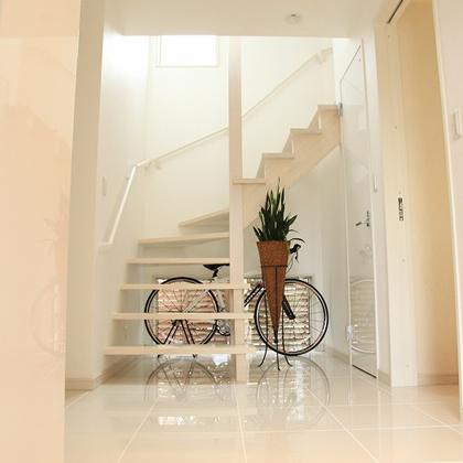 Other building plan example. Skeleton stairs