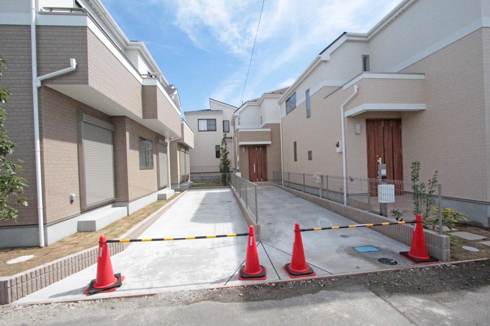 Parking lot. Construction results