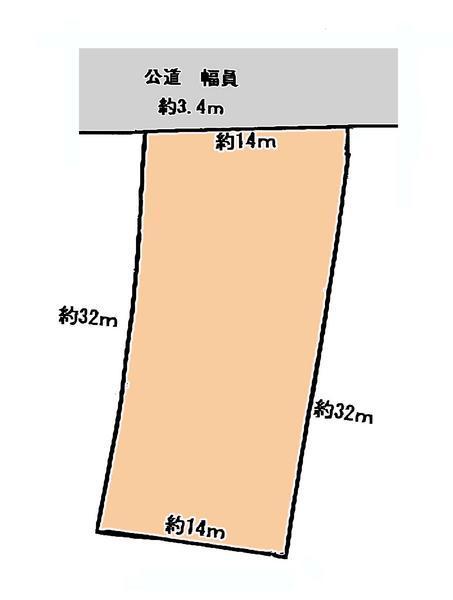 Compartment figure. Land price 126 million yen, Land area 463 sq m