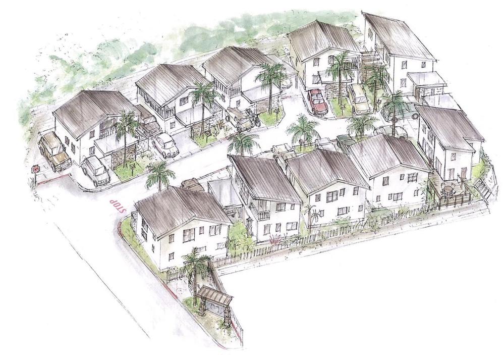 Building plan example (exterior photos). Reference example plan