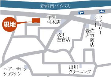 Local guide map. Enlarged view