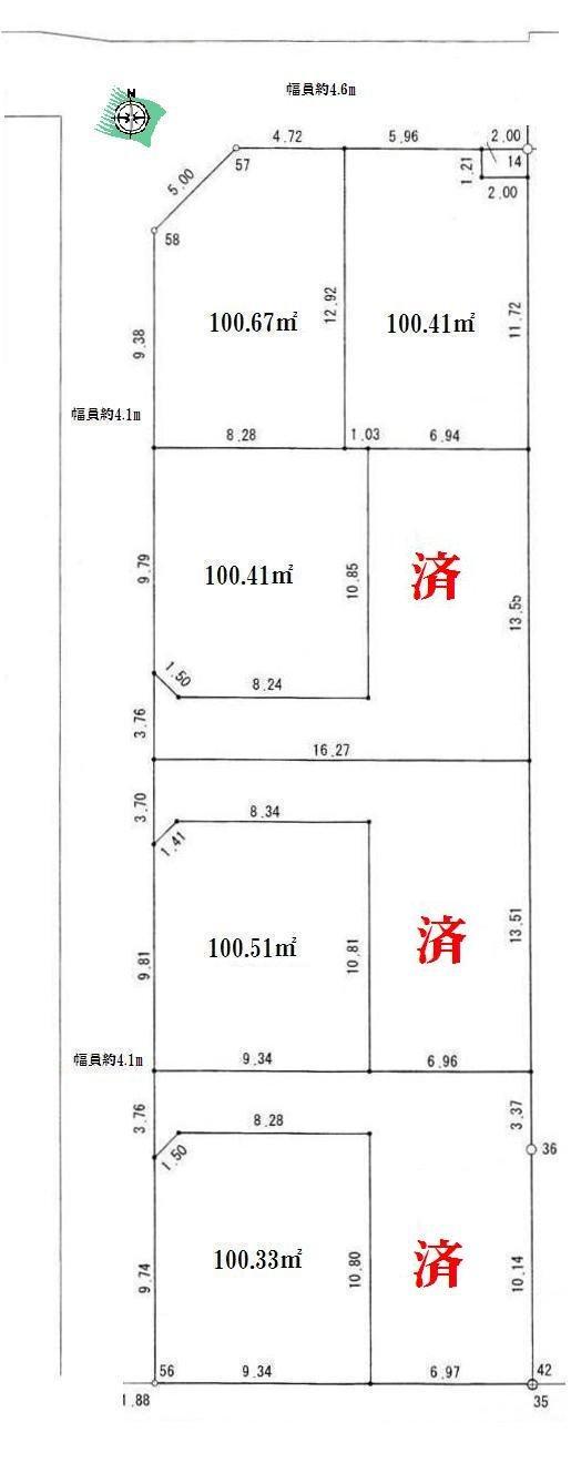 The entire compartment Figure. All 8 compartment development subdivision ・ All sections sunshine good