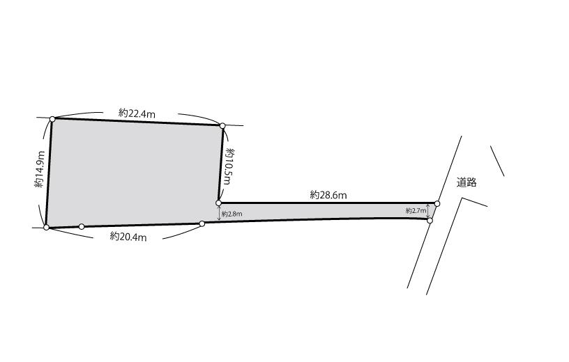Compartment figure. Land price 38 million yen, Land area 393.38 sq m