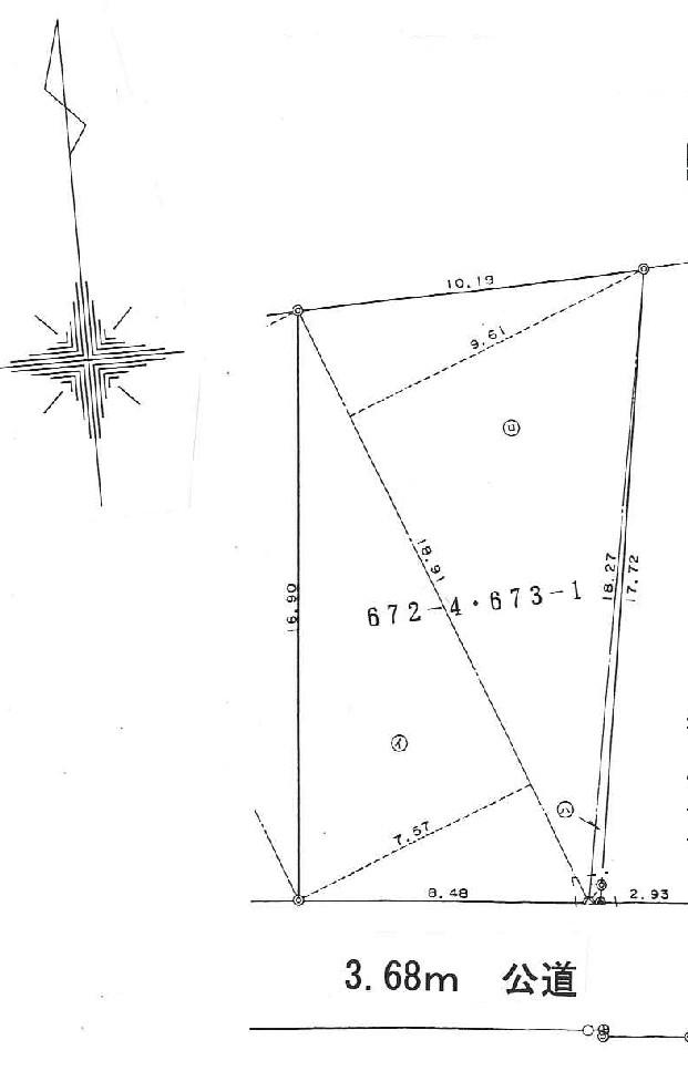 Compartment figure. Land price 24,900,000 yen, Land area 165.63 sq m
