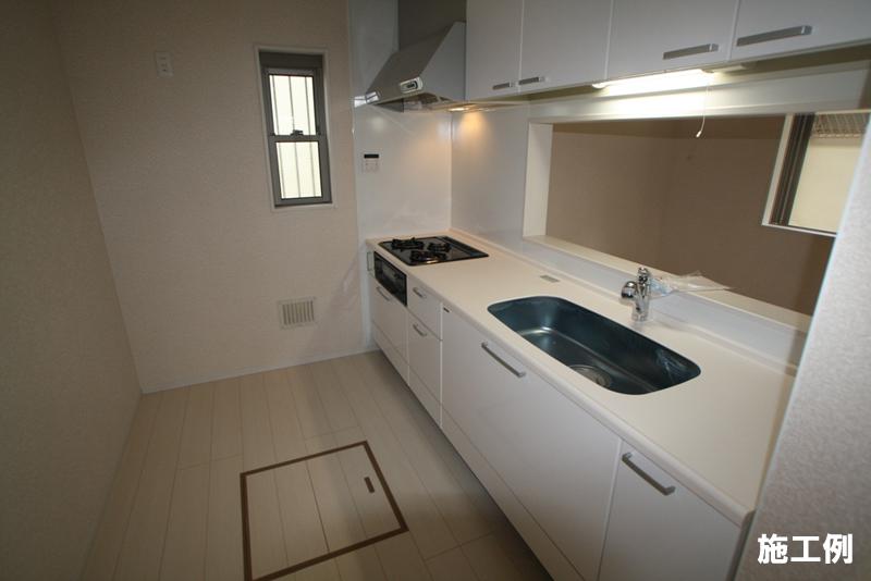 Kitchen. Example of construction