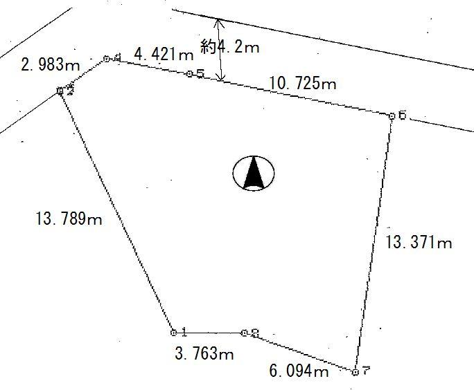 Compartment figure. Land price 20,700,000 yen, Land area 181.74 sq m