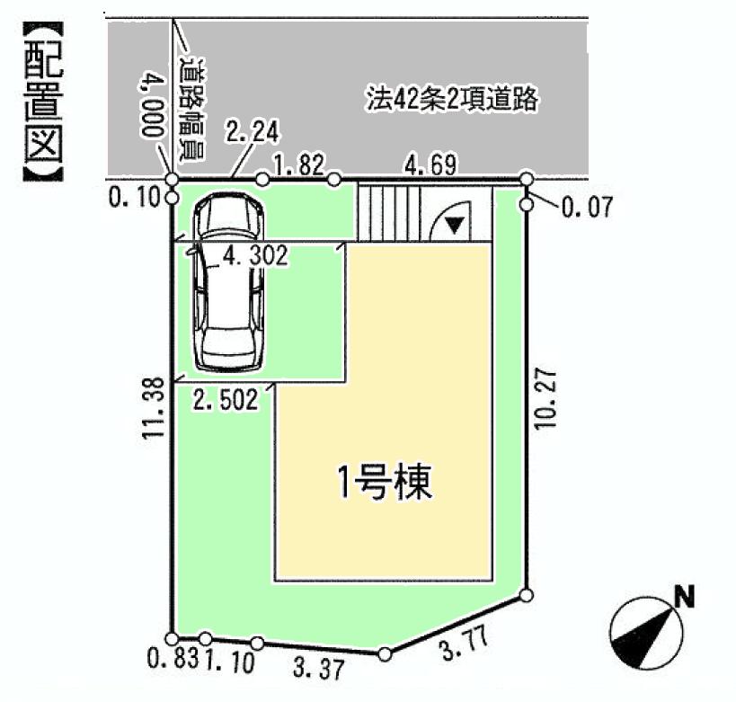 The entire compartment Figure. Site area: 99.96 sq m