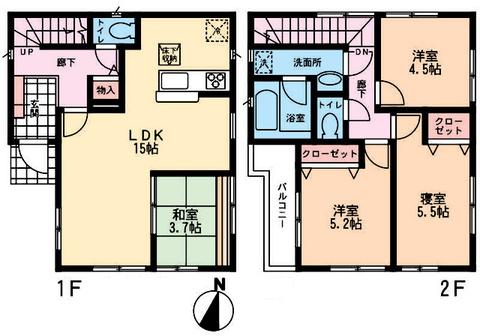 Rendering (appearance). (Building 2) Floor