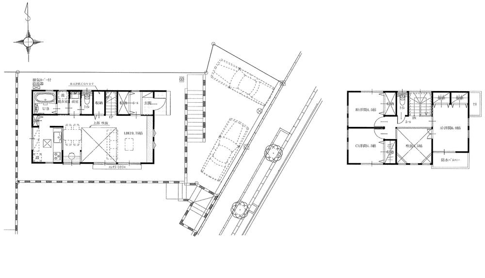Compartment view + building plan example. Shonan largest shopping mall! Terrace Mall Shonan near! Living environment stocked with nature and convenience of Shonan unique!