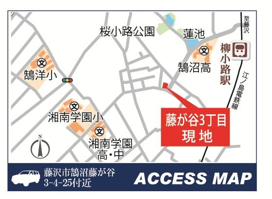 Local guide map. Local map