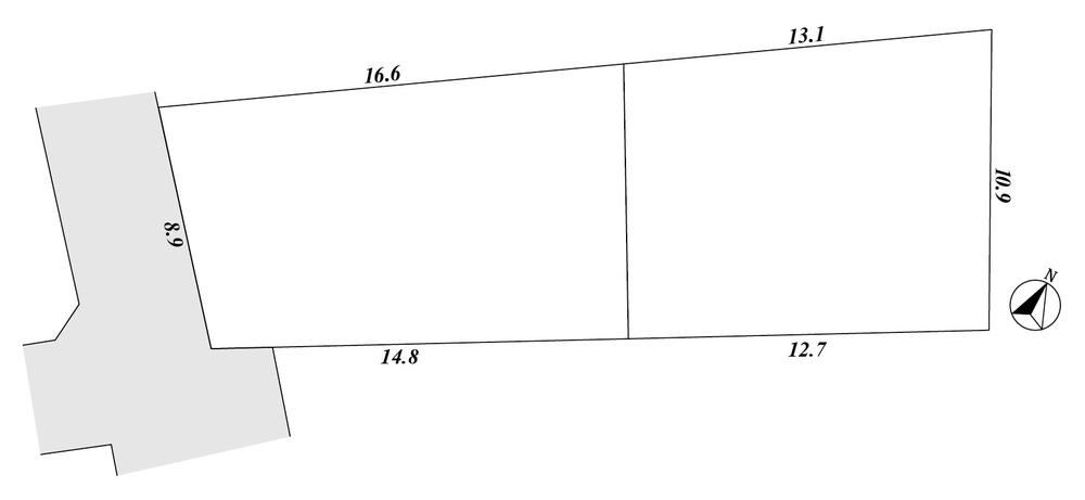 Compartment figure. Land price 78 million yen, Land area 283.91 sq m