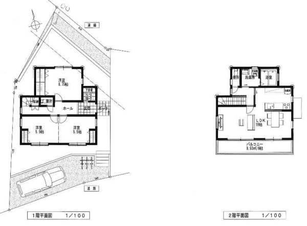 Compartment figure. Land price 16.3 million yen, Land area 139 sq m