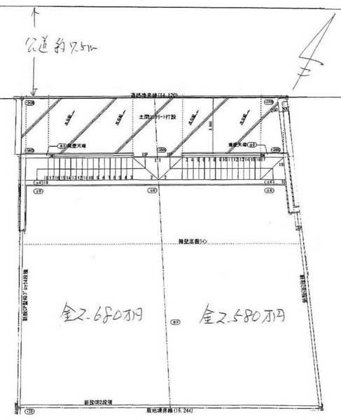 Compartment figure. Land price 25,800,000 yen, Land area 125.7 sq m