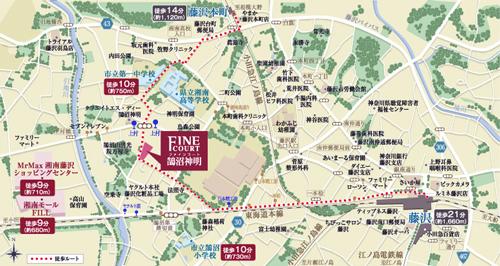 Local guide map. (Local guide map)