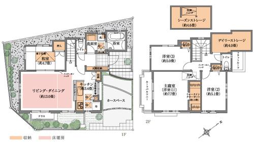 Floor plan. 680m until the Shonan Mall FILL