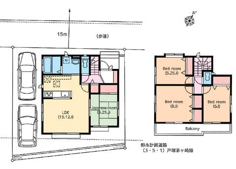 Floor plan. 35,900,000 yen, 4LDK, Land area 110.01 sq m , Building area 93.36 sq m