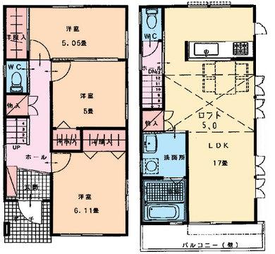 Floor plan. 33,800,000 yen, 3LDK, Land area 126.7 sq m , Building area 81 sq m