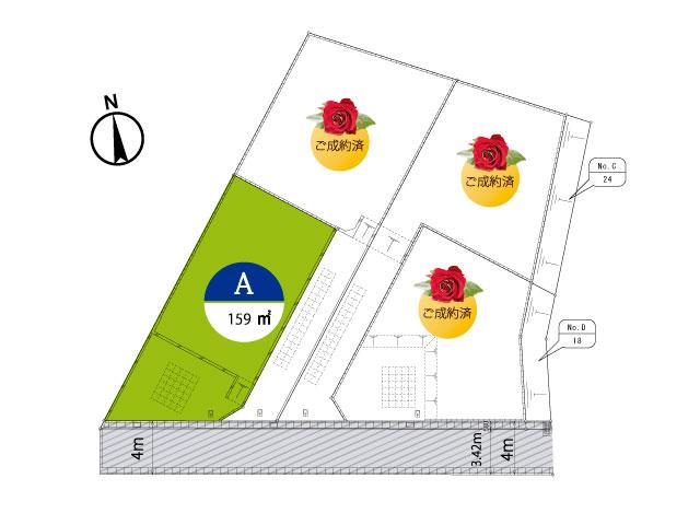 The entire compartment Figure. Parking spaces 2 units can be in four buildings both. It is a prime location to take the open feeling and hit sun on the south side. 