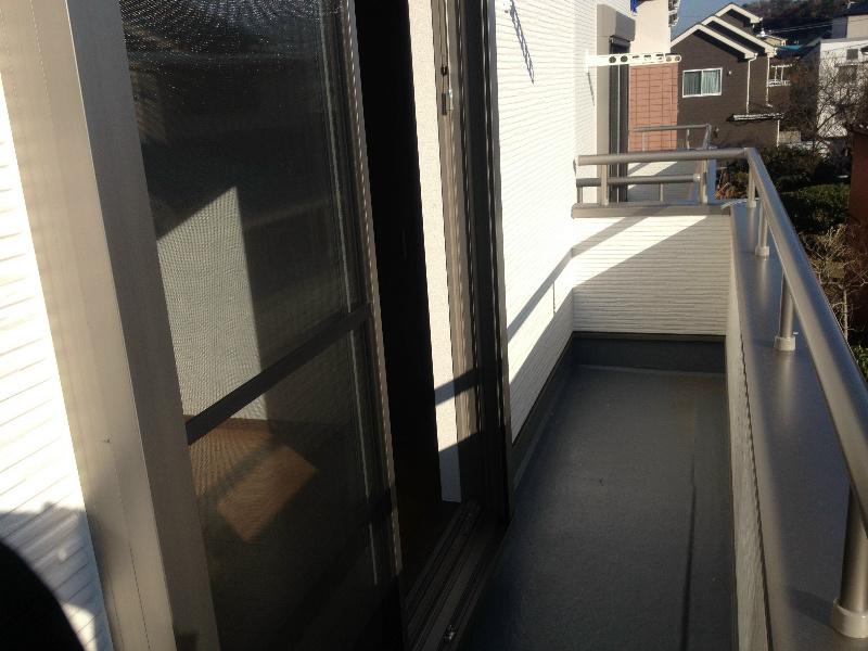 Balcony. Yang per good south balcony!