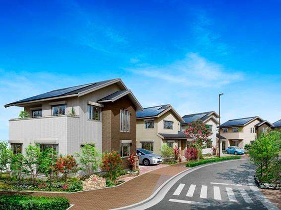 Rendering (appearance). Exterior perspective drawings