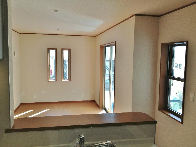 Living. Living room overlooks from the kitchen!