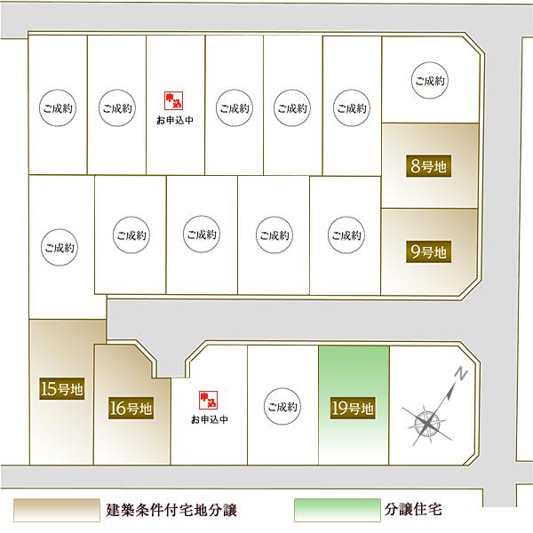 Compartment figure. Land prices -  ※ Compartment Figure