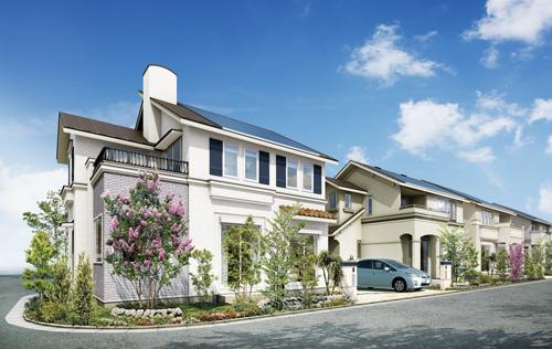 Cityscape Rendering. By undergrounding, Telephone pole and wires, Spread also antenna-free landscape to where, Born beautiful cityscape. Pedestrian road width of about 3.5m is, Of course, you can walk with confidence is, Likely also be used as a children's playground. (Cityscape Rendering)