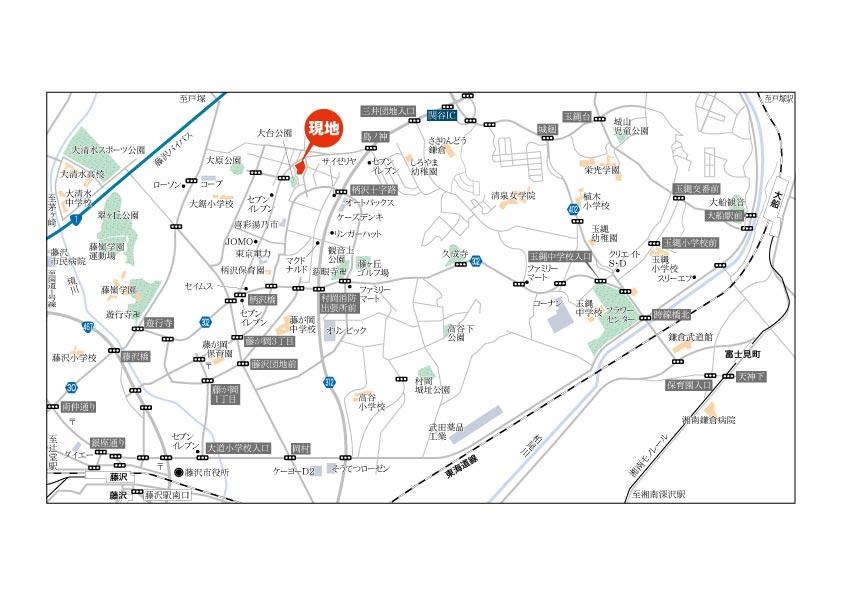 Local guide map. Information map