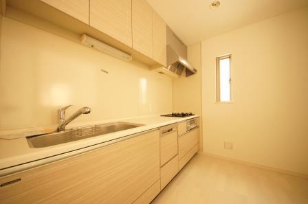 Kitchen. Indoor (10 May 2013) Shooting, Dishwasher ・ This is a system kitchen with water purifier.