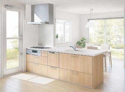 Kitchen. Example of construction