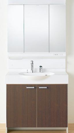 Wash basin, toilet. Example of construction