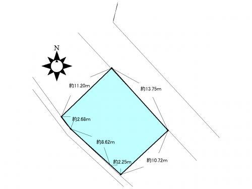 Compartment figure. Land price 14.8 million yen, Land area 151.78 sq m