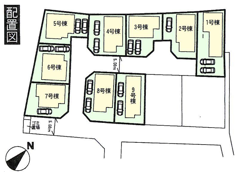 Compartment figure. 21,800,000 yen, 4LDK, Land area 124.64 sq m , Building area 105.99 sq m
