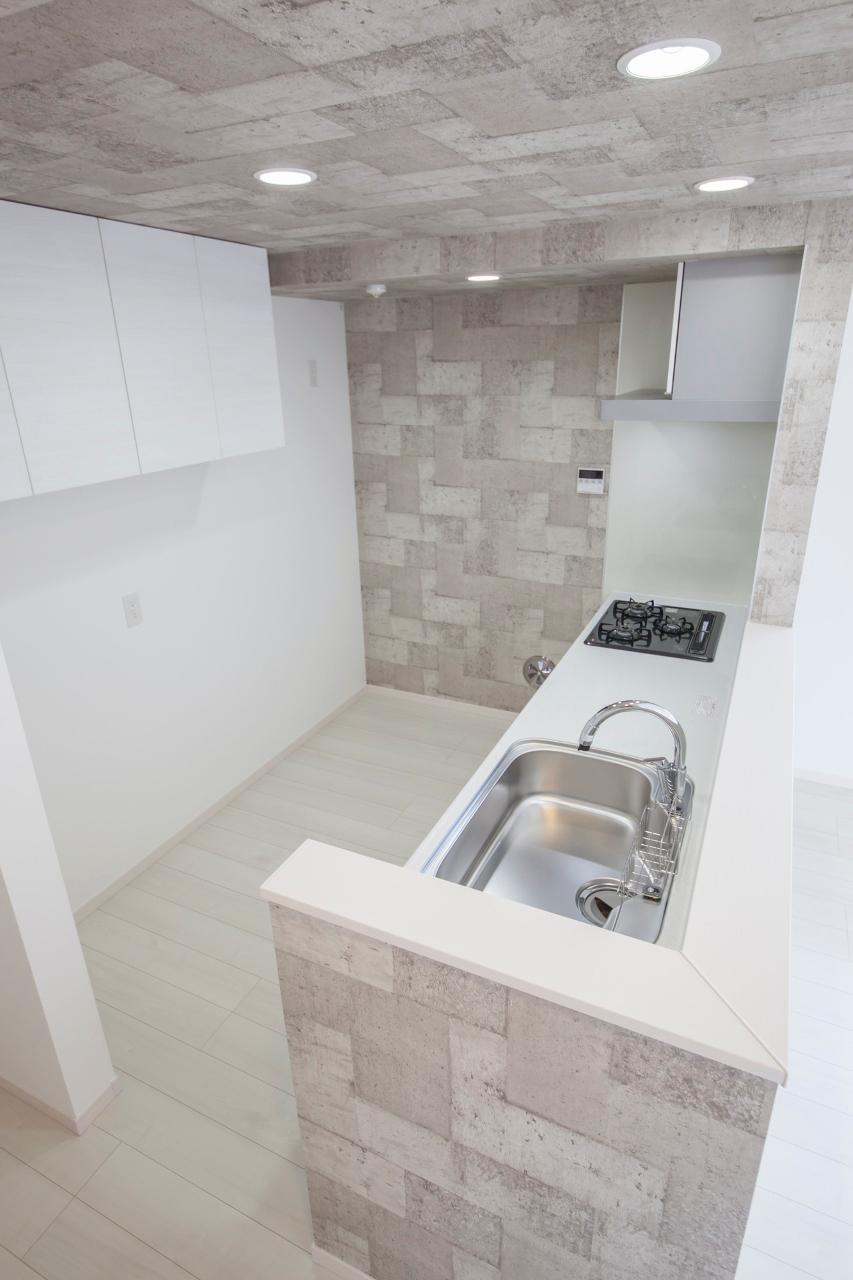 Building plan example (introspection photo).  [Our kitchen construction cases] Contract construction plan ☆