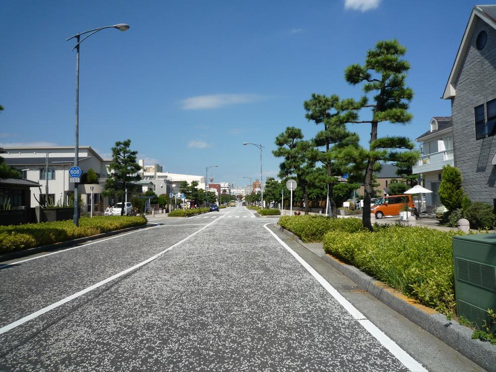 Other. Streets going from the local to the station. Station south exit in a 9-minute walk. Green many sidewalk also widely very quiet streets