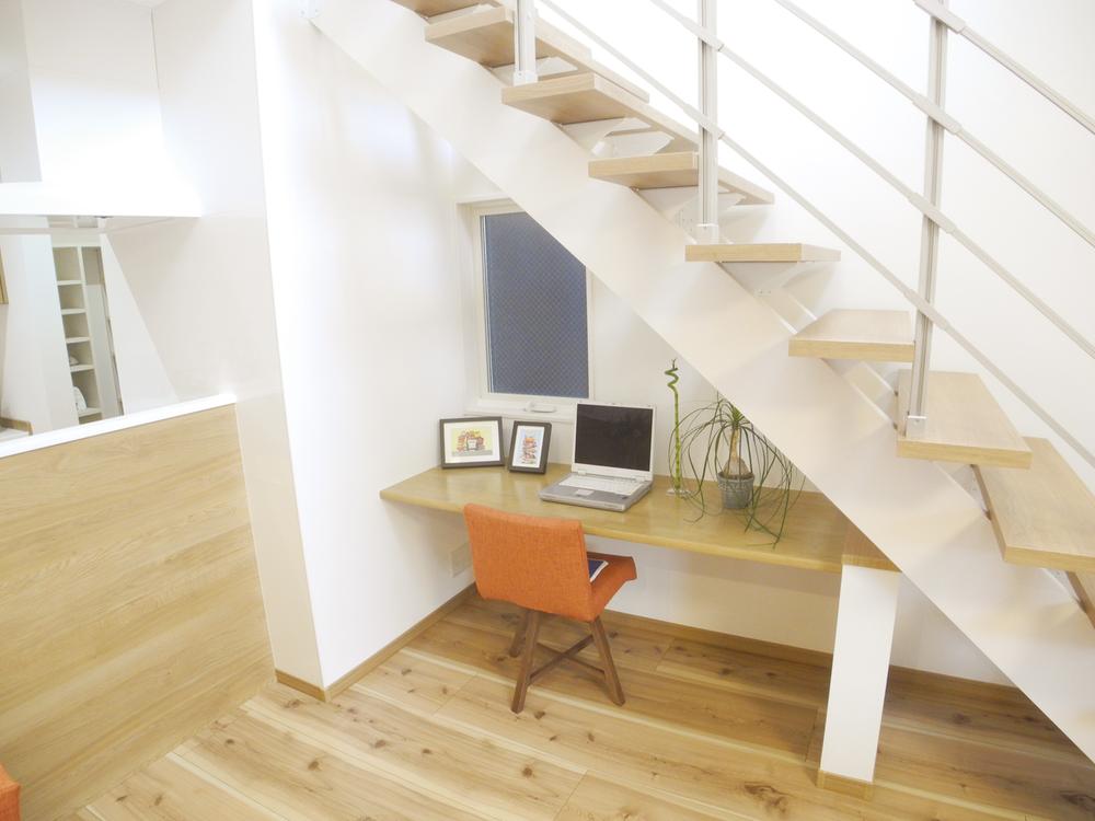 Other. Little personal computer space under the stairs