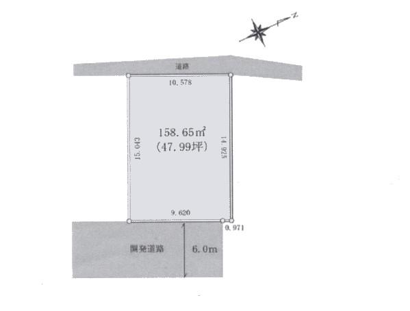 Compartment figure. Land price 12 million yen, Land area 158.65 sq m