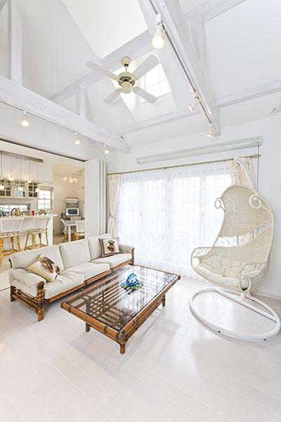 Building plan example (introspection photo). Bright living that white was the keynote