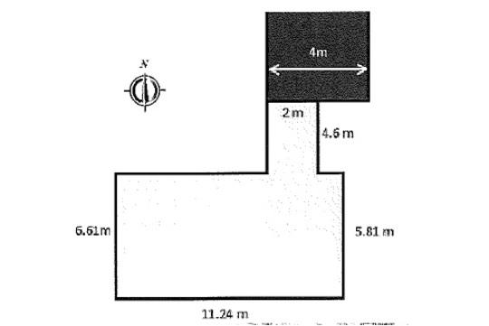 Compartment figure. Land price 7.5 million yen, Land area 79.66 sq m compartment view