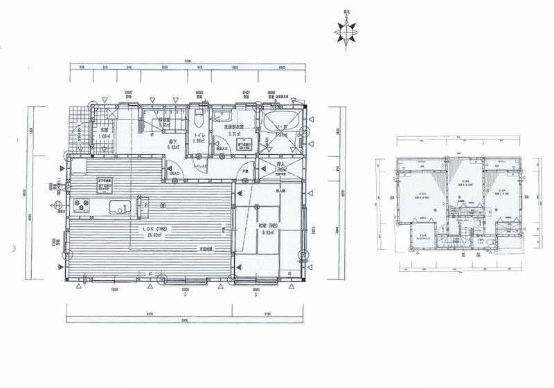Floor plan. (4 Building), Price 21,800,000 yen, 4LDK, Land area 120.28 sq m , Building area 105.16 sq m