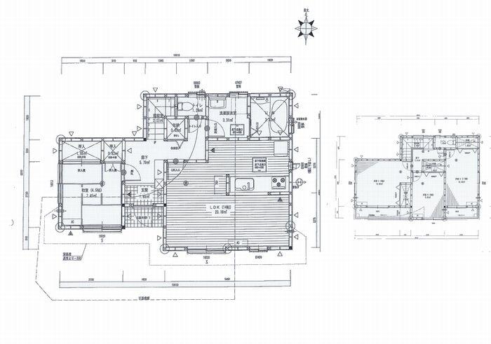 Floor plan. (1 Building), Price 24,800,000 yen, 4LDK, Land area 110.09 sq m , Building area 101.85 sq m