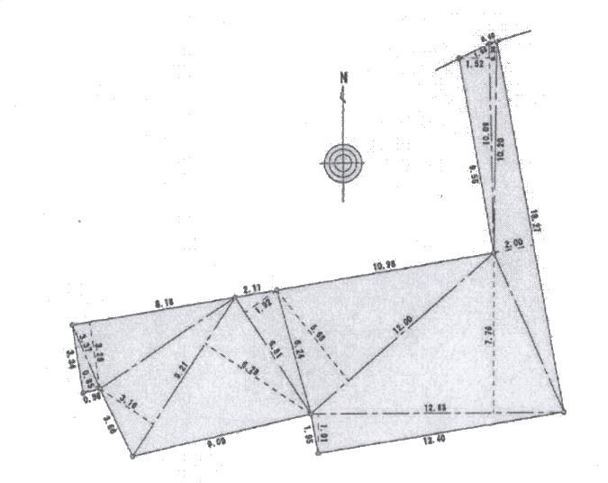 Compartment figure. Land price 9.4 million yen, Land area 187.78 sq m